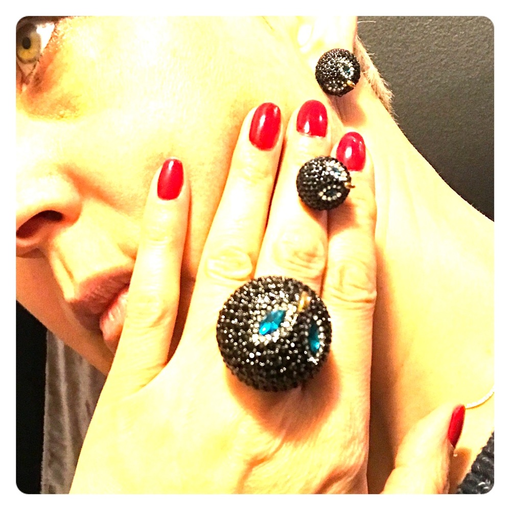 COPY - Juicy Couture Owl ring and earrings set